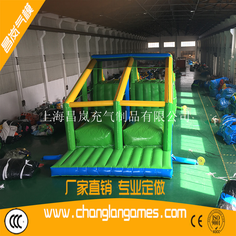 厂家直销充气娱乐城堡悬崖跳运动系列趣味运动挑战气模出口