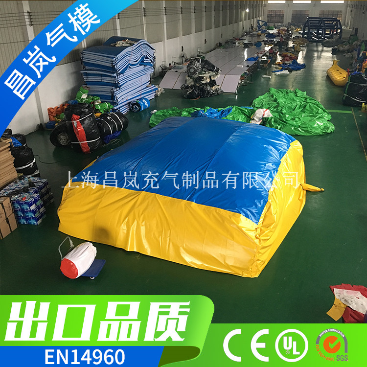 inflatable big air bag for BMX sport game protection 厂家直销48平米充气气垫 定做滑雪气垫 越野自行车充气气垫 定做充气垫子运动防护缓冲大气囊包