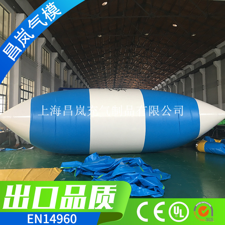 厂家专业定做 水上充气弹跳包 水上弹射包 水上起跳弹飞刺激游戏运动气模定制 水上跳水气囊气垫