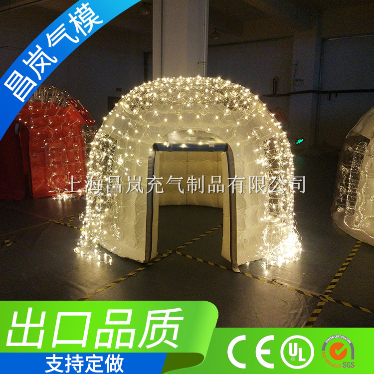 厂家现货供应网红泡泡屋 移动餐厅阳台露天充气透明发光帐篷 咖啡厅酒吧火锅店户外室内LED网灯发光充气透明气泡屋 移动透明球形充气帐篷屋