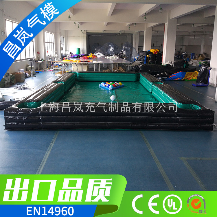 厂家直销 inflatable table snooker 充气斯诺克桌球游戏 充气台球桌16个小足球式充气台球桌趣味运动真人足球 inflatable snookball