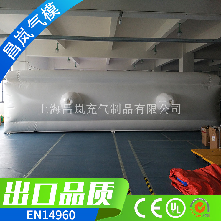 厂家直销专业定做充气气垫 气压嘴减压阀减压气垫 高处落下运动保护充气垫子 白色充气气垫